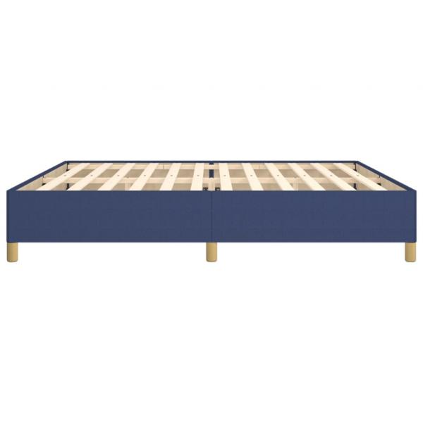 Bettgestell Blau 200x200 cm Stoff