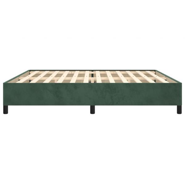 Bettgestell Dunkelgrün 200x200 cm Samt