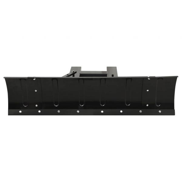 Schneeschild für Gabelstapler 150x38 cm Schwarz