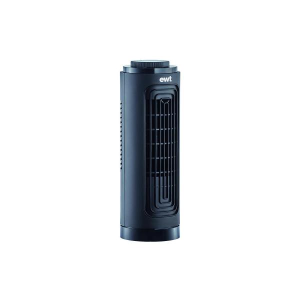ARDEBO.de EWT Tischventilator Air Fan, 20W, Aroma-Diffusor, Oszillierend, Schwarz (904300)