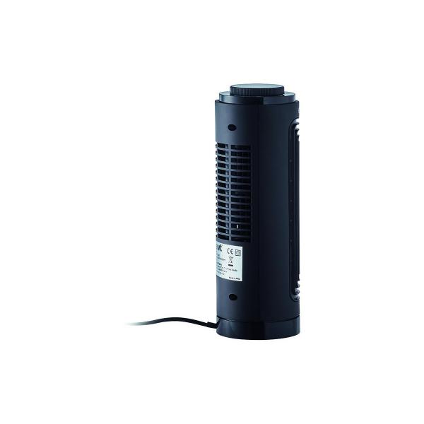 EWT Tischventilator Air Fan, 20W, Aroma-Diffusor, Oszillierend, Schwarz (904300)