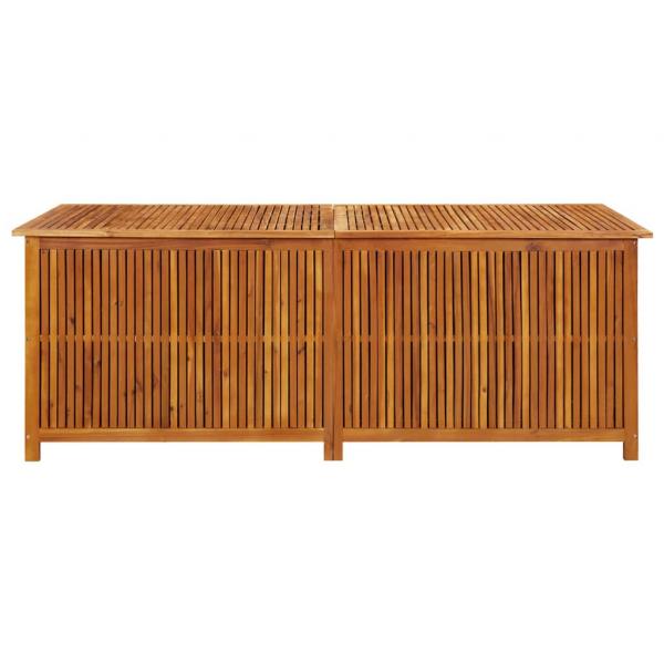 Garten-Aufbewahrungsbox 200x80x75 cm Massivholz Akazie