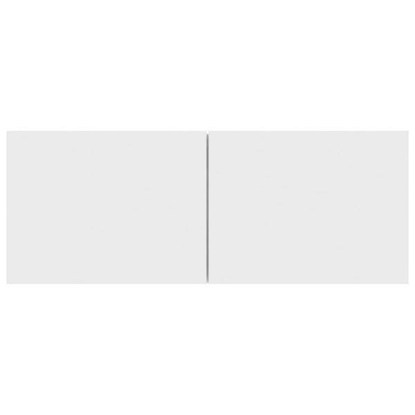 7-tlg. TV-Schrank-Set Weiß Holzwerkstoff