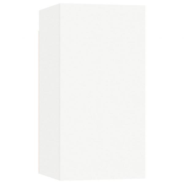 4-tlg. TV-Schrank-Set Weiß Holzwerkstoff