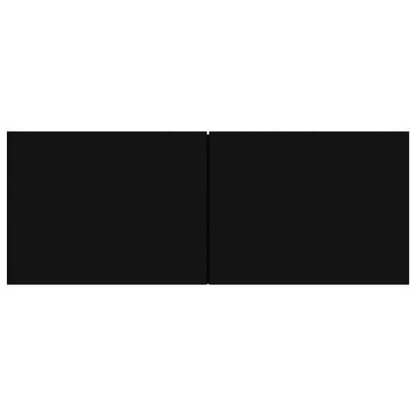 TV-Schränke 3 Stk. Schwarz Holzwerkstoff