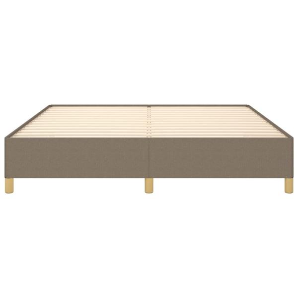 Bettgestell Taupe 180x200 cm Stoff