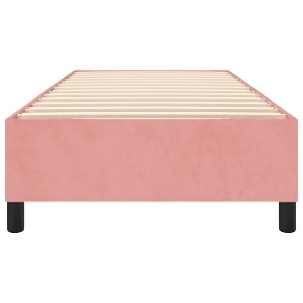 Bettgestell Rosa 90x200 cm Samt