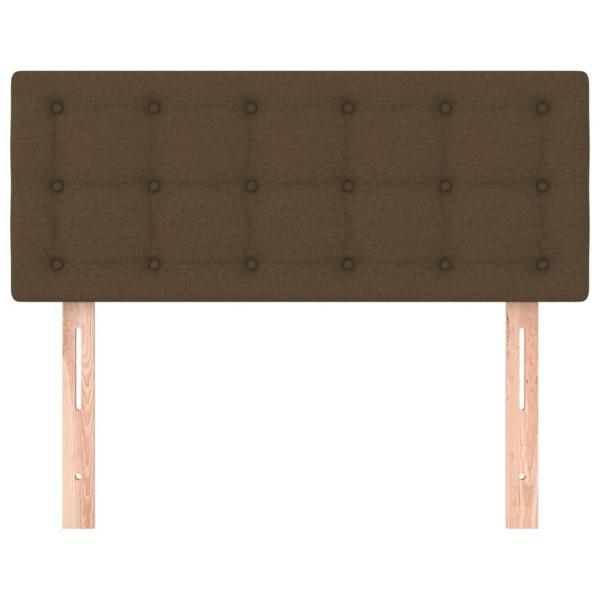 Kopfteil Dunkelbraun 80x5x78/88 cm Stoff