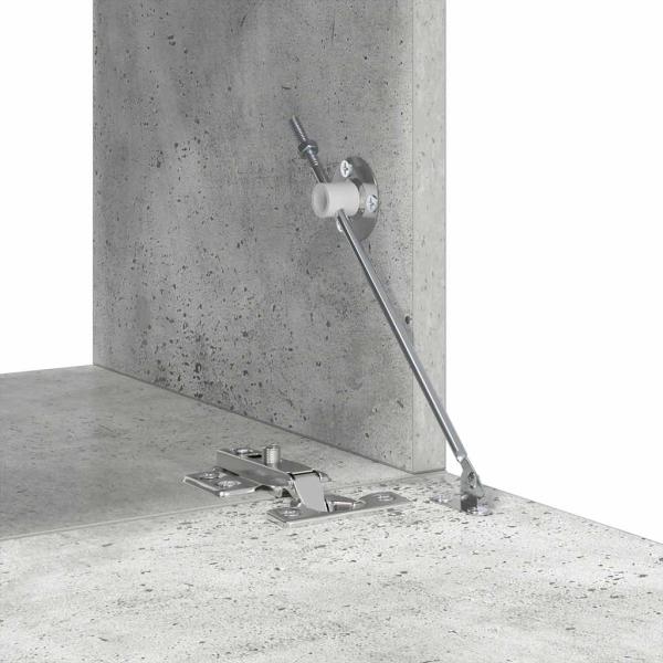 8-tlg. TV-Schrank-Set Betongrau Holzwerkstoff