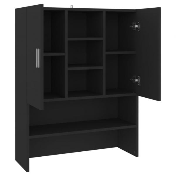 Waschmaschinenschrank Schwarz