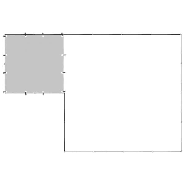 Hundezwinger Schwarz 6,05 m² Stahl