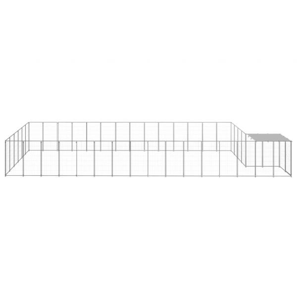 Hundezwinger Silbern 26,62 m² Stahl  