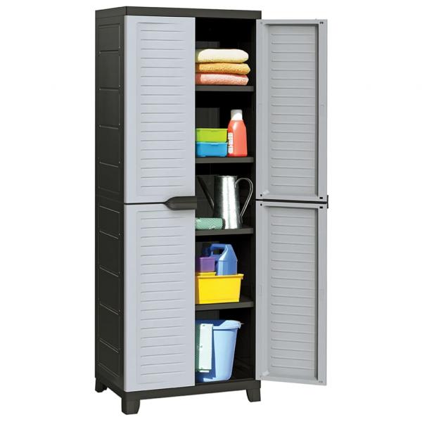 ARDEBO.de - Kunststoffschrank 65x45x181 cm