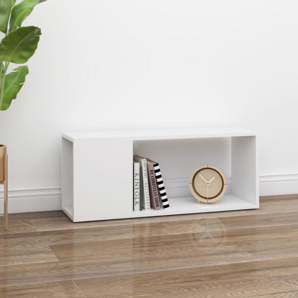 ARDEBO.de - TV-Schrank Weiß 80x24x32 cm Holzwerkstoff