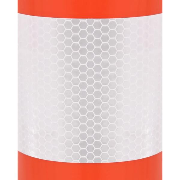 Absperrpfosten 10 Stk. mit Kette 75 cm PE