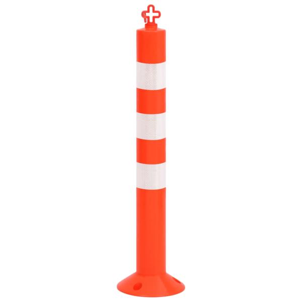 Absperrpfosten 10 Stk. mit Kette 75 cm PE