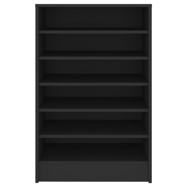 Schuhschrank Schwarz 60x35x92 cm Holzwerkstoff