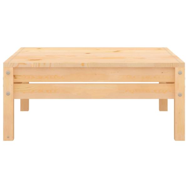 4-tlg. Garten-Lounge-Set Massivholz Kiefer