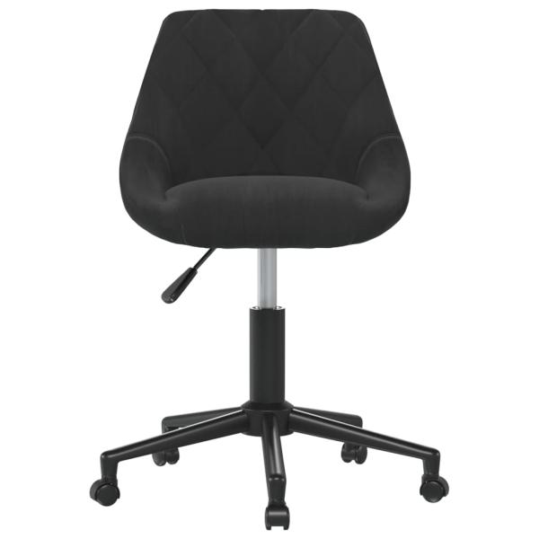 Esszimmerstuhl Drehbar Schwarz Samt
