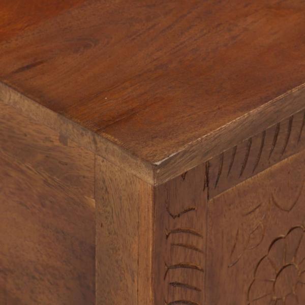 Truhe 110x30x40 cm Massivholz Mango