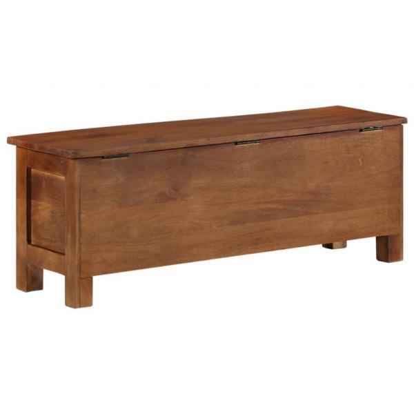 Truhe 110x30x40 cm Massivholz Mango