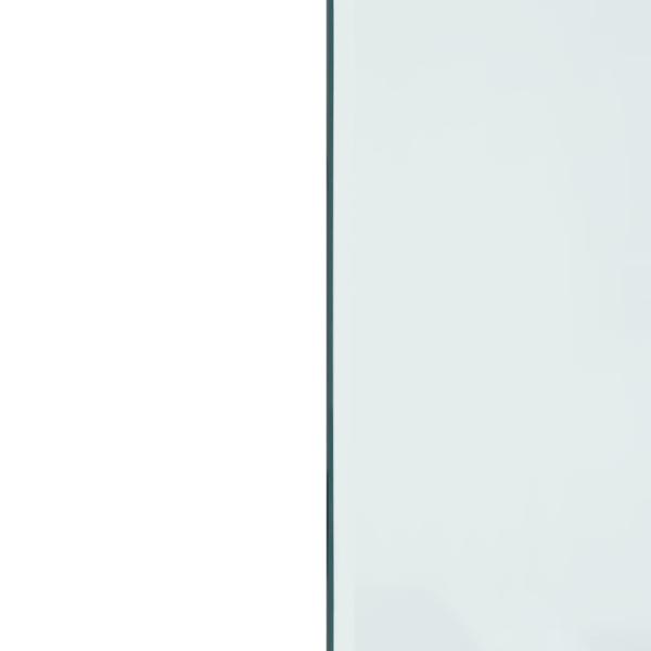 Kaminofen Glasplatte Rechteckig 120x50 cm