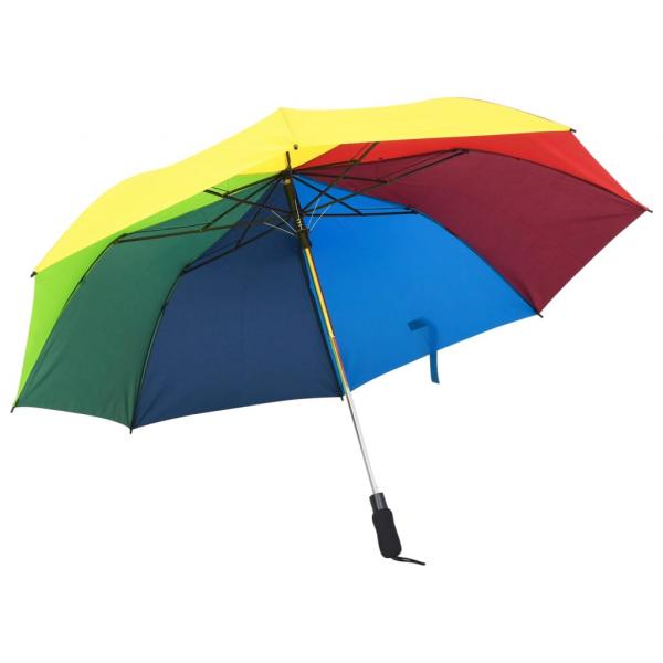 ARDEBO.de - Faltbarer Regenschirm Automatisch Mehrfarbig 124 cm