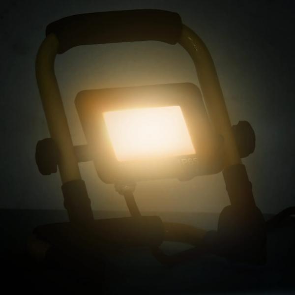 LED-Fluter mit Handgriff 20 W Warmweiß