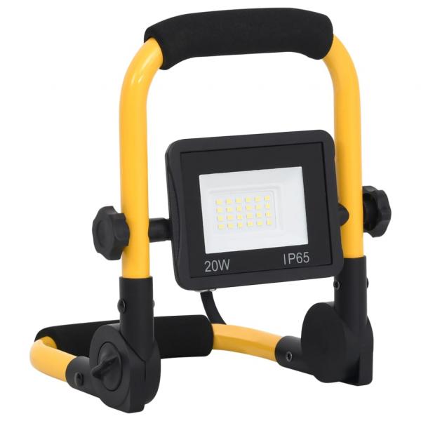 LED-Fluter mit Handgriff 20 W Warmweiß