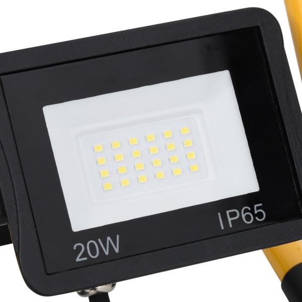 LED-Fluter mit Handgriff 20 W Warmweiß