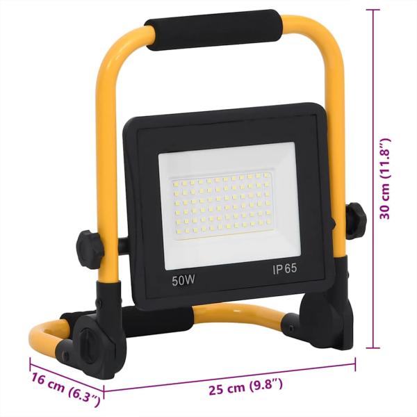 LED-Fluter mit Handgriff 50 W Kaltweiß