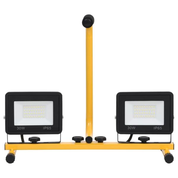 LED-Fluter mit Handgriff 2x30 W Warmweiß