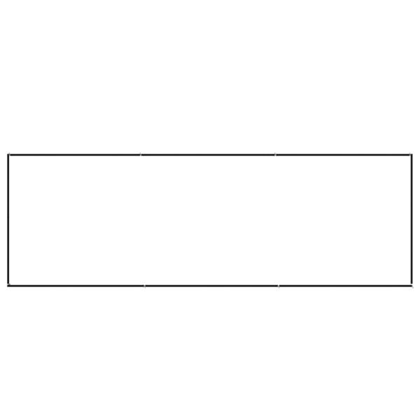 Hundezwinger Schwarz 3 m² Stahl