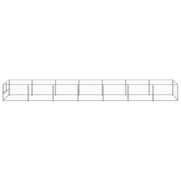 Hundezwinger Silbern 7 m² Stahl
