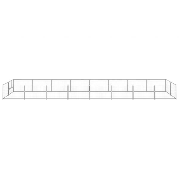 Hundezwinger Silbern 16 m² Stahl