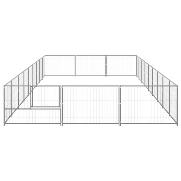 Hundezwinger Silbern 27 m² Stahl