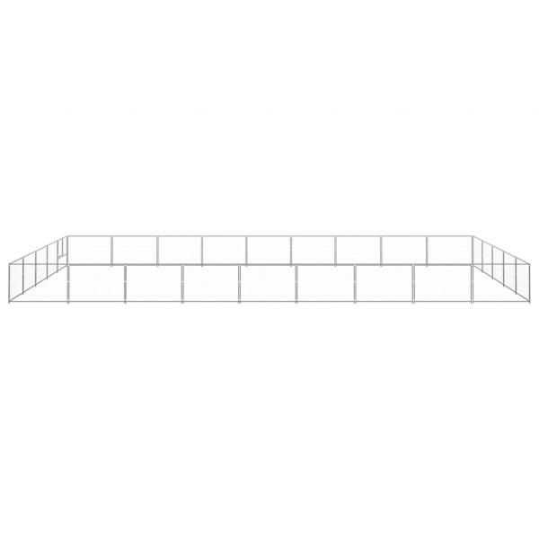 Hundezwinger Silbern 45 m² Stahl
