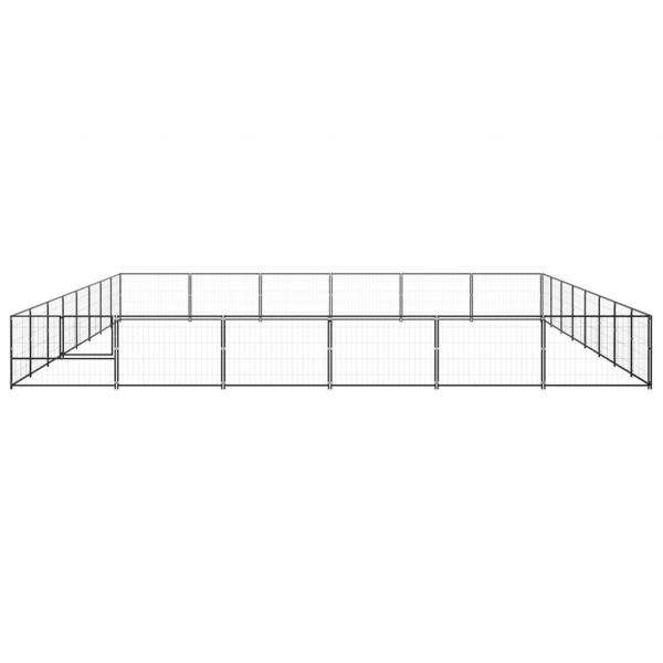Hundezwinger Schwarz 48 m² Stahl