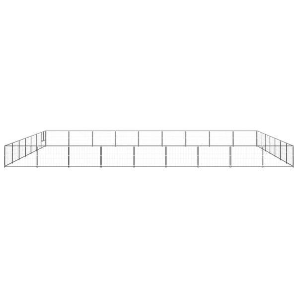 Hundezwinger Schwarz 63 m² Stahl
