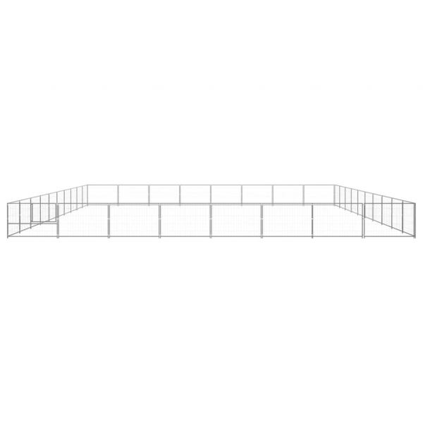 Hundezwinger Silbern 80 m² Stahl