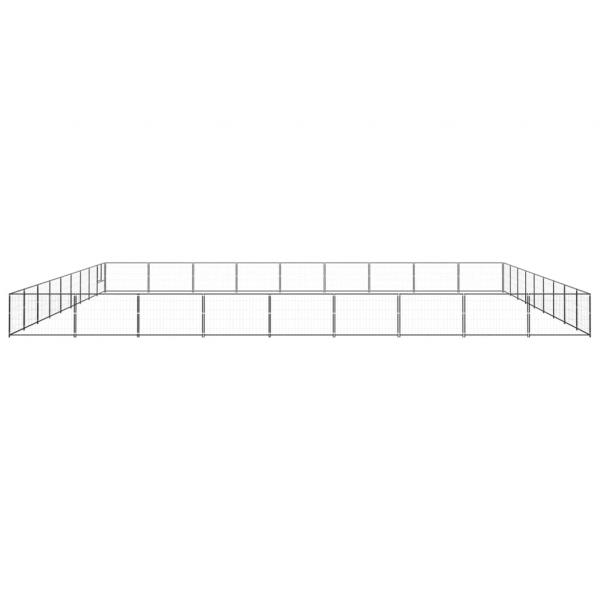 Hundezwinger Schwarz 81 m² Stahl