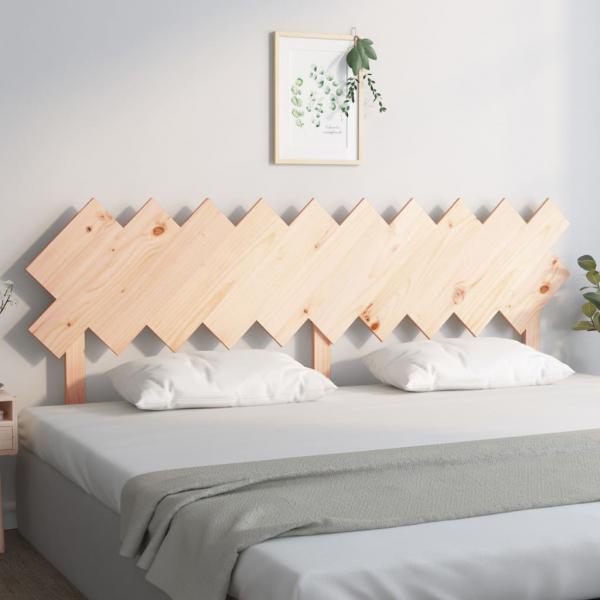 ARDEBO.de - Bett-Kopfteil 196x3x80,5 cm Massivholz Kiefer