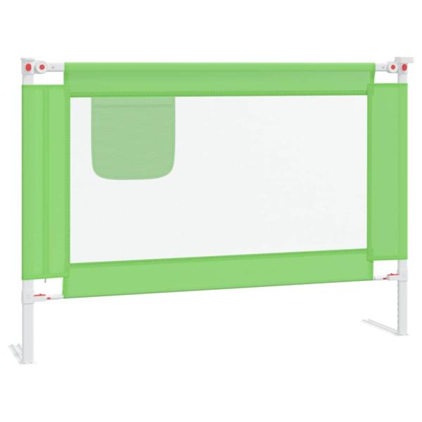 Kleinkind-Bettschutzgitter Grün 90x25 cm Stoff