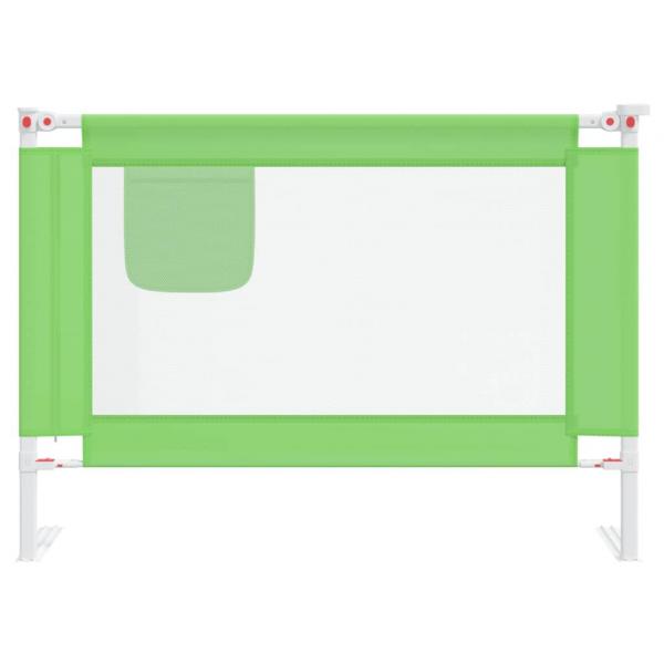 Kleinkind-Bettschutzgitter Grün 90x25 cm Stoff