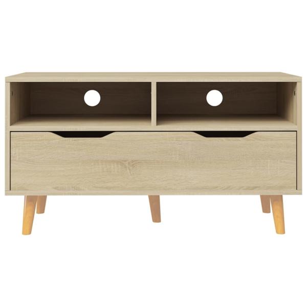 ARDEBO.de - TV-Schrank Sonoma-Eiche 90x40x48,5 cm Holzwerkstoff