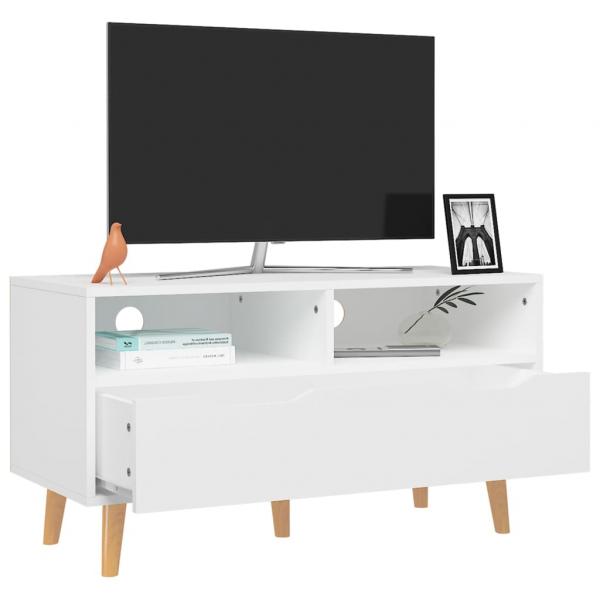 TV-Schrank Weiß 90x40x48,5 cm Holzwerkstoff