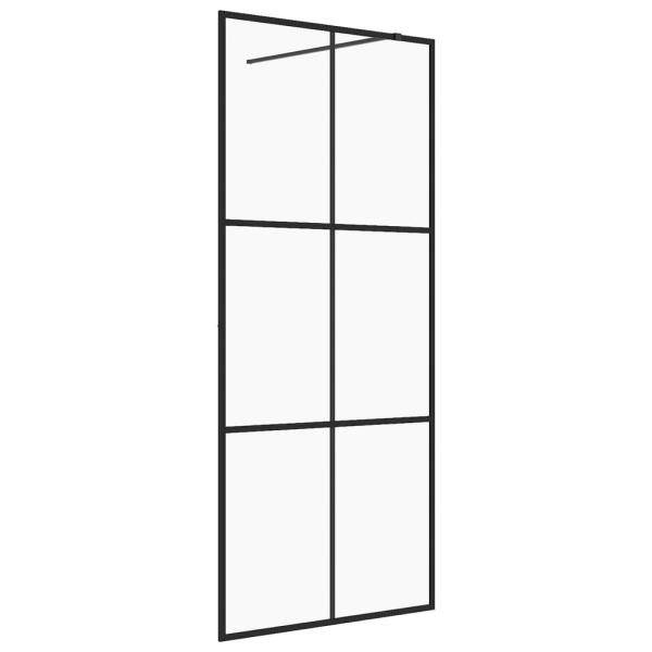 Duschwand für Begehbare Dusche mit Klarem ESG Glas 80x195 cm