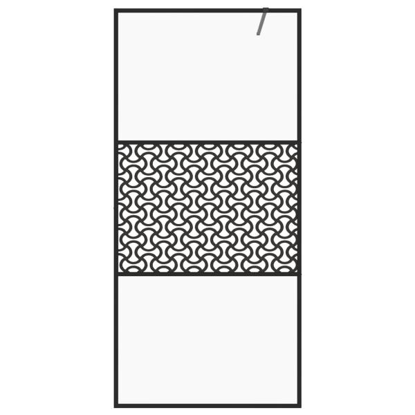 Duschwand für Begehbare Dusche mit Klarem ESG Glas 80x195 cm