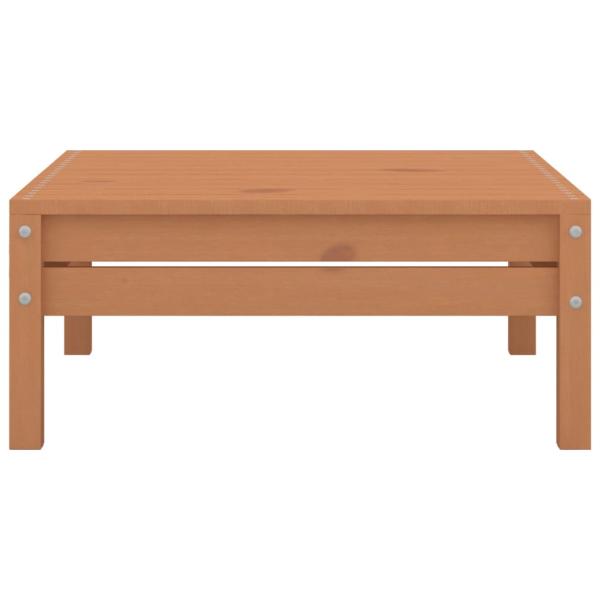 6-tlg. Garten-Lounge-Set Honigbraun Massivholz Kiefer