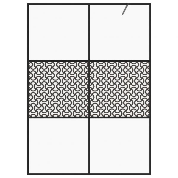 Duschwand für Begehbare Dusche mit Klarem ESG-Glas 140x195 cm 